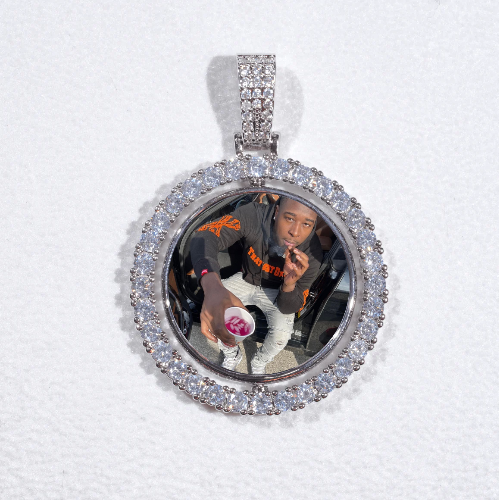 3D Spinning 2-Faced Custom Picture Pendant