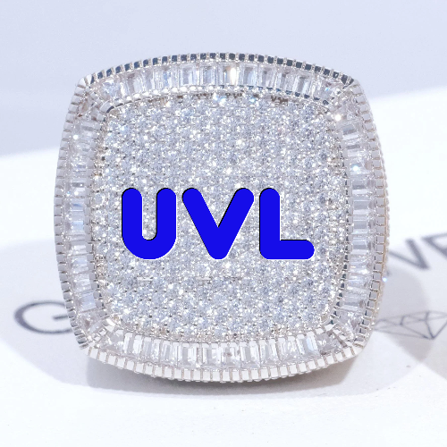 CUSTOM LETTER 3D ICED RING