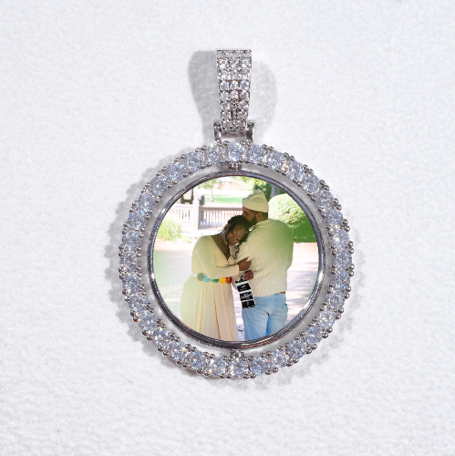 3D Spinning 2-Faced Custom Picture Pendant