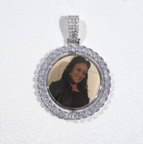 3D Spinning 2-Faced Custom Picture Pendant