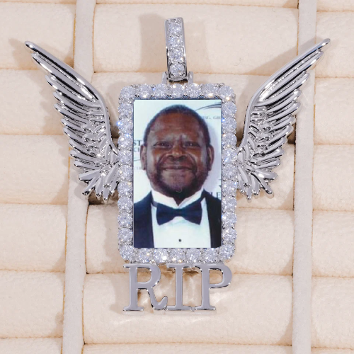 RIP WING 3D CUSTOM PICTURE PENDANT