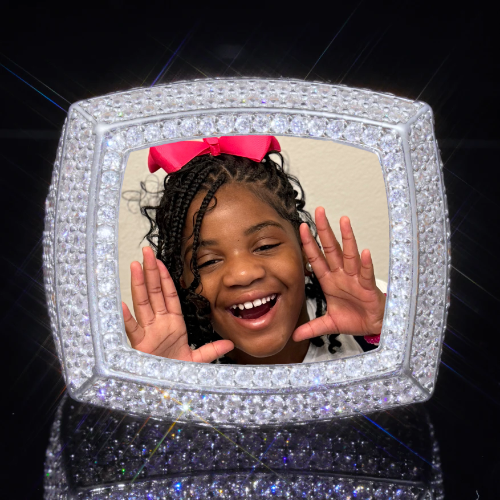 3D CUSTOM PICTURE ICED RING