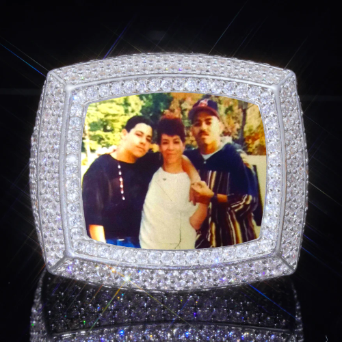 3D CUSTOM PICTURE ICED RING