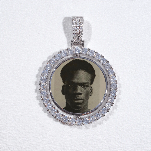 3D Spinning 2-Faced Custom Picture Pendant