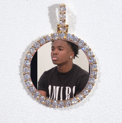 3D CIRCLE CUSTOM PICTURE PENDANT SMALL SIZE
