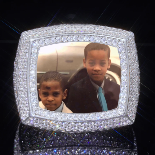 3D CUSTOM PICTURE ICED RING