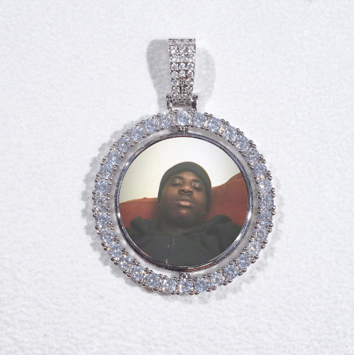 3D Spinning 2-Faced Custom Picture Pendant
