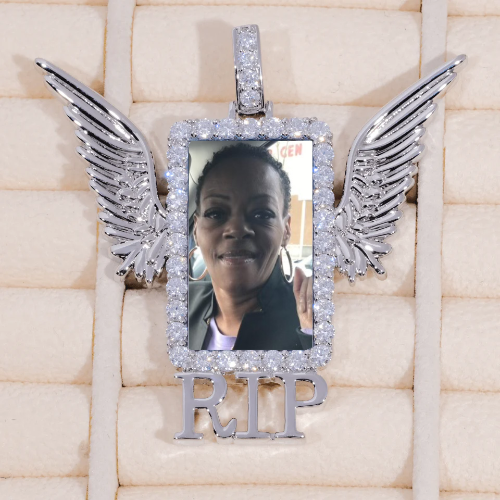 RIP WING 3D CUSTOM PICTURE PENDANT
