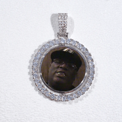3D Spinning 2-Faced Custom Picture Pendant