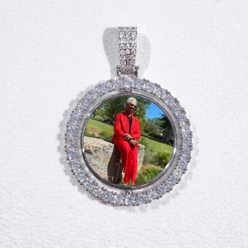 3D Spinning 2-Faced Custom Picture Pendant