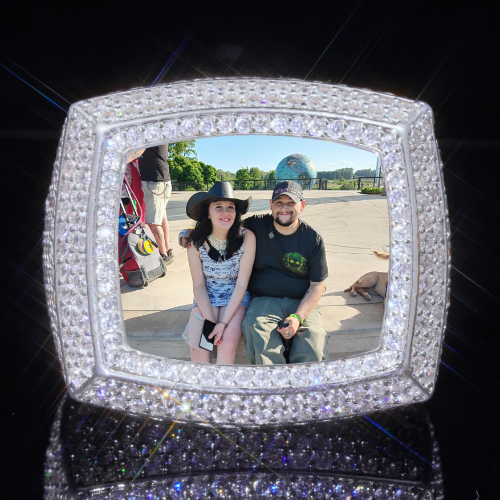 3D CUSTOM PICTURE ICED RING