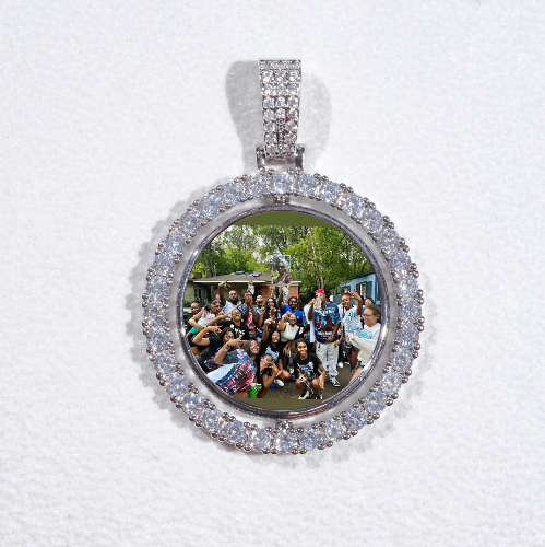 3D Spinning 2-Faced Custom Picture Pendant