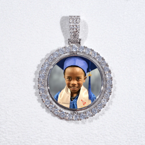 3D Spinning 2-Faced Custom Picture Pendant