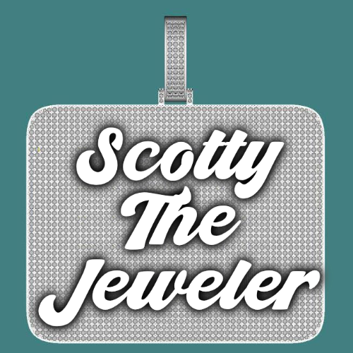 CUSTOM LETTER NECKLACE 3D BIG SQUARE