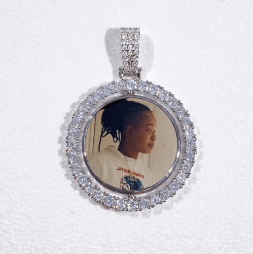 3D Spinning 2-Faced Custom Picture Pendant