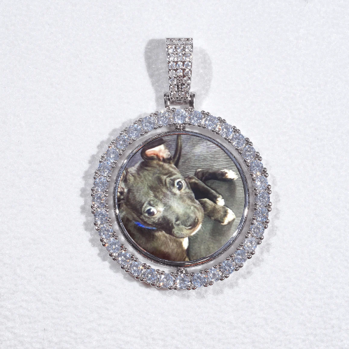 3D Spinning 2-Faced Custom Picture Pendant