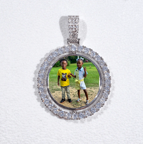 3D Spinning 2-Faced Custom Picture Pendant