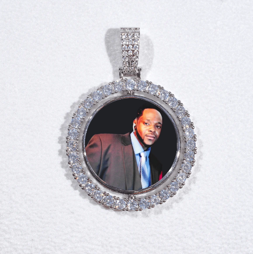 3D Spinning 2-Faced Custom Picture Pendant