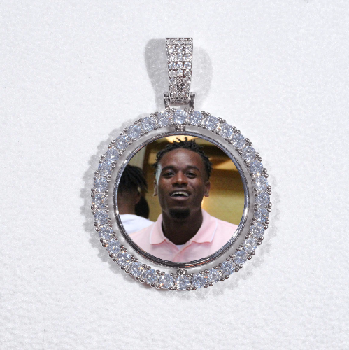 3D Spinning 2-Faced Custom Picture Pendant