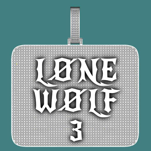 CUSTOM LETTER NECKLACE 3D BIG SQUARE