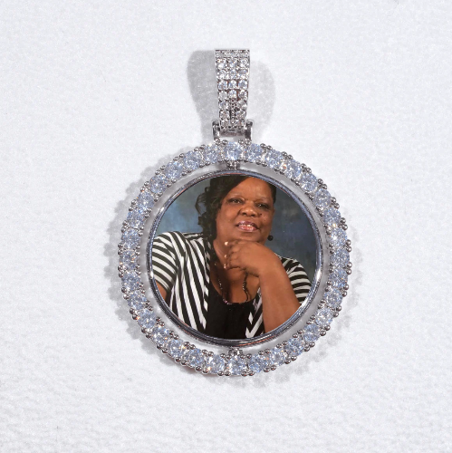 3D Spinning 2-Faced Custom Picture Pendant