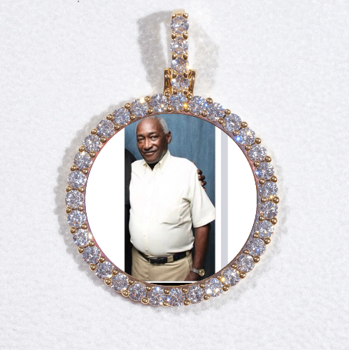 3D CIRCLE CUSTOM PICTURE PENDANT SMALL SIZE