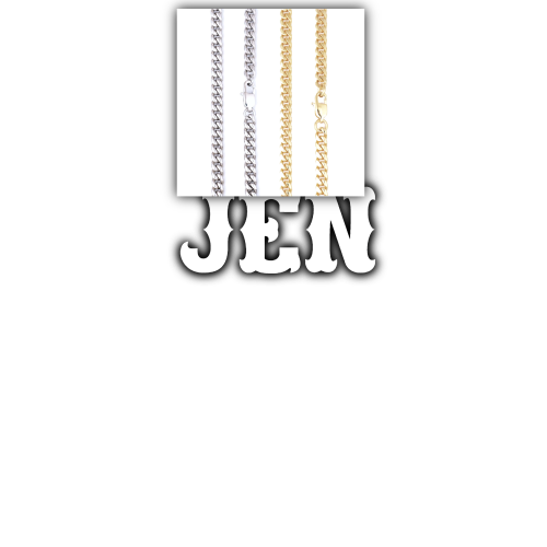 Custom Letters Freibeuter Font Necklace