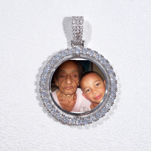 3D Spinning 2-Faced Custom Picture Pendant