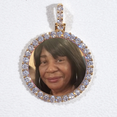 3D CIRCLE CUSTOM PICTURE PENDANT SMALL SIZE