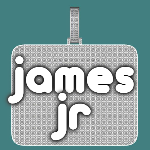 CUSTOM LETTER NECKLACE 3D BIG SQUARE