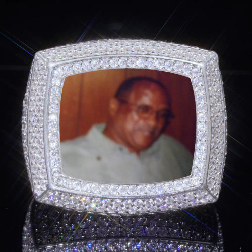 3D CUSTOM PICTURE ICED RING