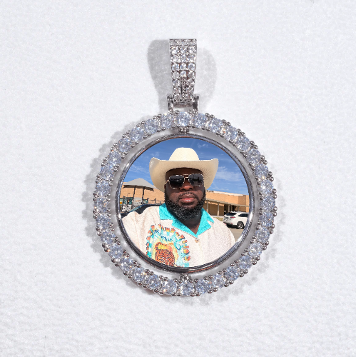 3D Spinning 2-Faced Custom Picture Pendant