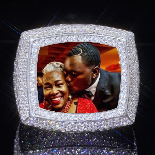 3D CUSTOM PICTURE ICED RING