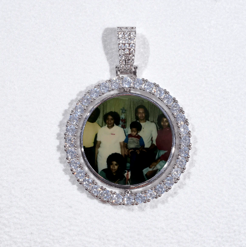 3D Spinning 2-Faced Custom Picture Pendant