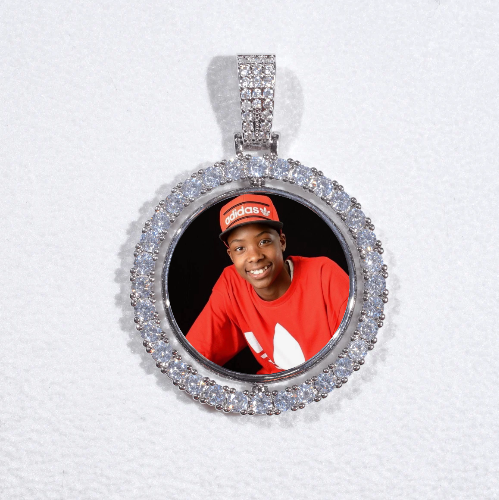 3D Spinning 2-Faced Custom Picture Pendant