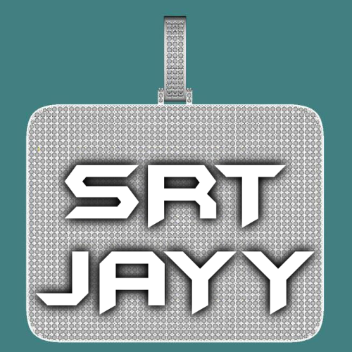 CUSTOM LETTER NECKLACE 3D BIG SQUARE