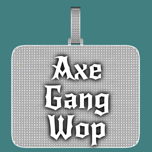 CUSTOM LETTER NECKLACE 3D BIG SQUARE