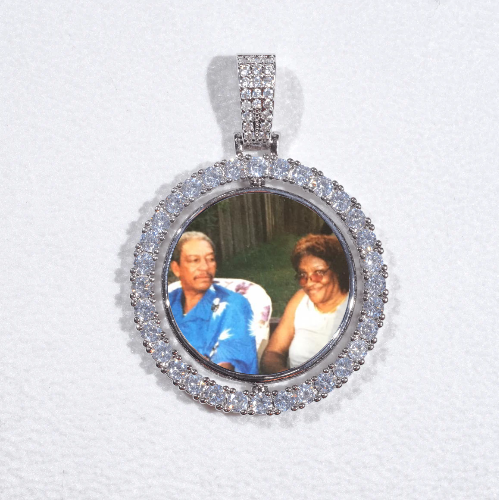 3D Spinning 2-Faced Custom Picture Pendant