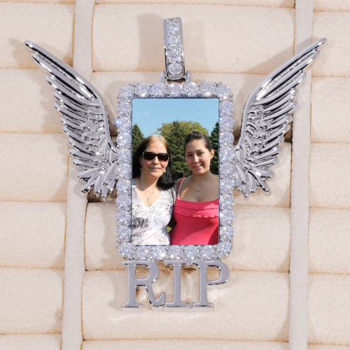 RIP WING 3D CUSTOM PICTURE PENDANT