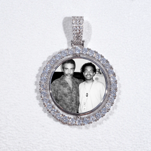 3D Spinning 2-Faced Custom Picture Pendant