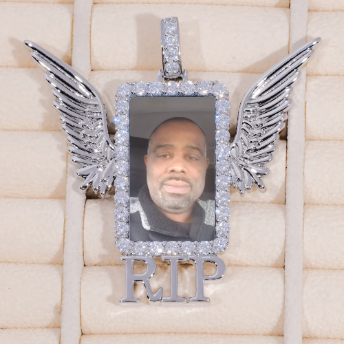 RIP WING 3D CUSTOM PICTURE PENDANT