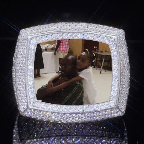 3D CUSTOM PICTURE ICED RING