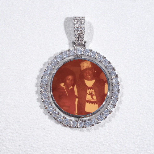 3D Spinning 2-Faced Custom Picture Pendant