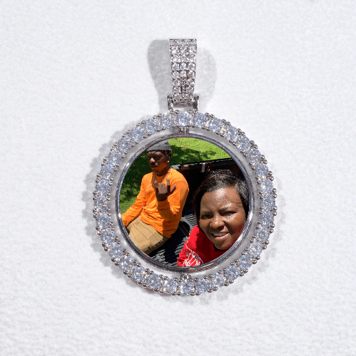 3D Spinning 2-Faced Custom Picture Pendant