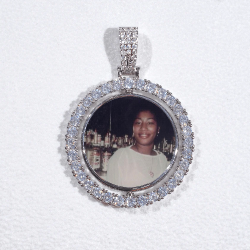 3D Spinning 2-Faced Custom Picture Pendant