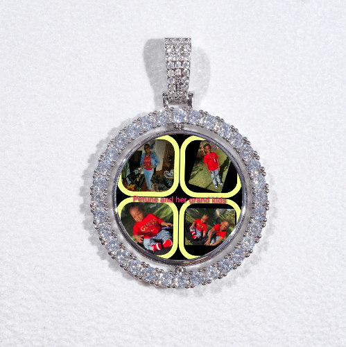 3D Spinning 2-Faced Custom Picture Pendant