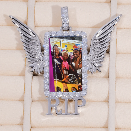 RIP WING 3D CUSTOM PICTURE PENDANT