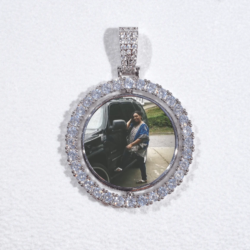 3D Spinning 2-Faced Custom Picture Pendant
