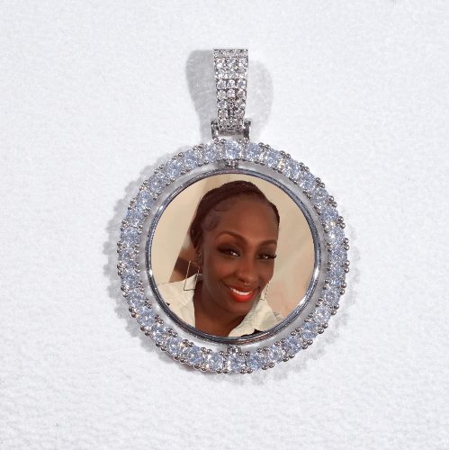 3D Spinning 2-Faced Custom Picture Pendant