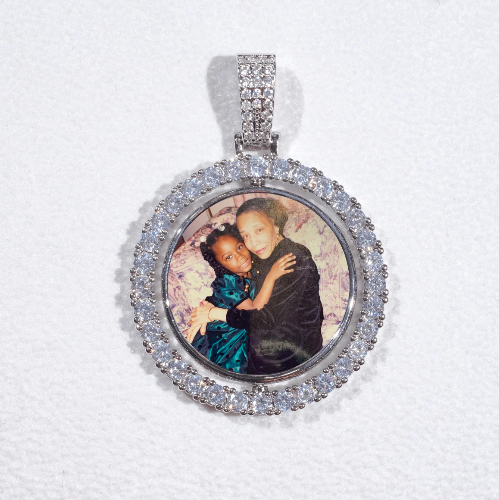 3D Spinning 2-Faced Custom Picture Pendant